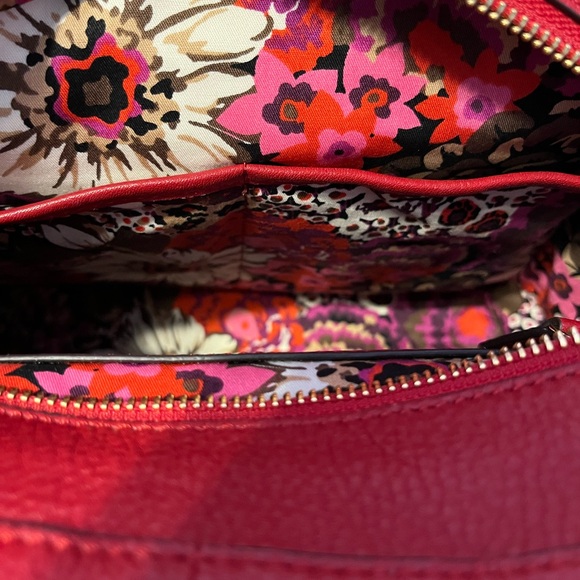 Vera Bradley Red Women's handbag crossbody purse patriotic holiday satchel - Picture 9 of 12